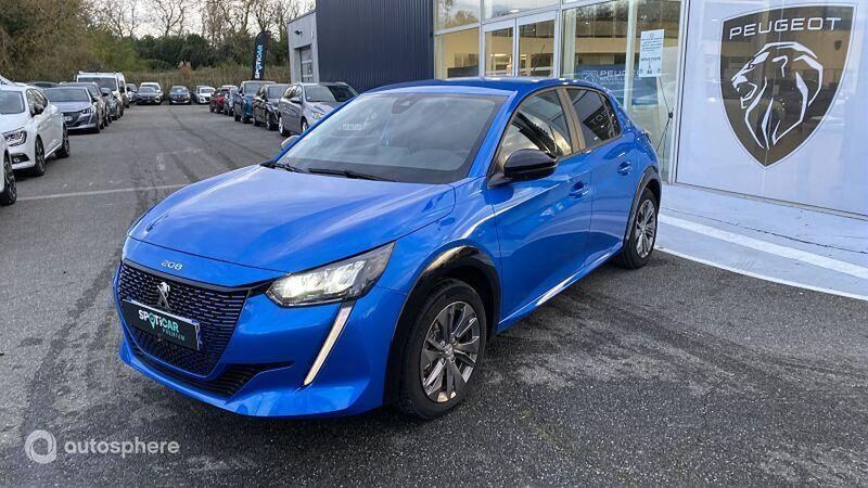 Bleu vertigo (v) Utilisé 2023 Peugeot e-208 Style Citadine | 19 299 € (Prix juste) - Image 1/4