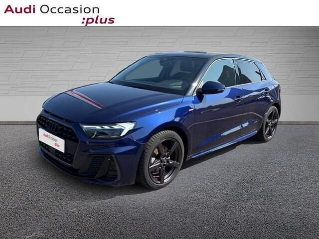 Bleu navarre métallisé Utilisé 2024 Audi A1 Sportback S-Line Citadine | 29 489 € (Prix assez cher) - Image 1/4