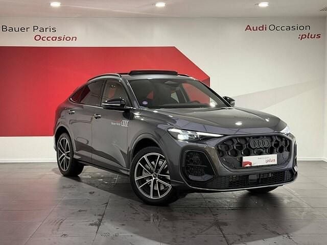 Gris daytona nacré Occasion 2025 Audi Q5 Sportback Design SUV | 82 900 € - Image 1/4