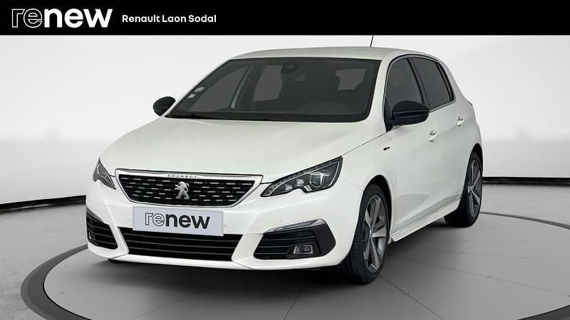 Blanc Utilisé 2018 Peugeot 308 GT-line Berline | 13 799 € (Bon prix) - Image 1/4