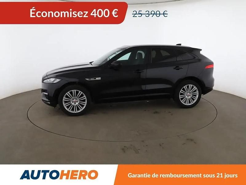 Noir Occasion 2017 Jaguar F-Pace R-Sport SUV | 24 990 € (Super prix) - Image 1/2