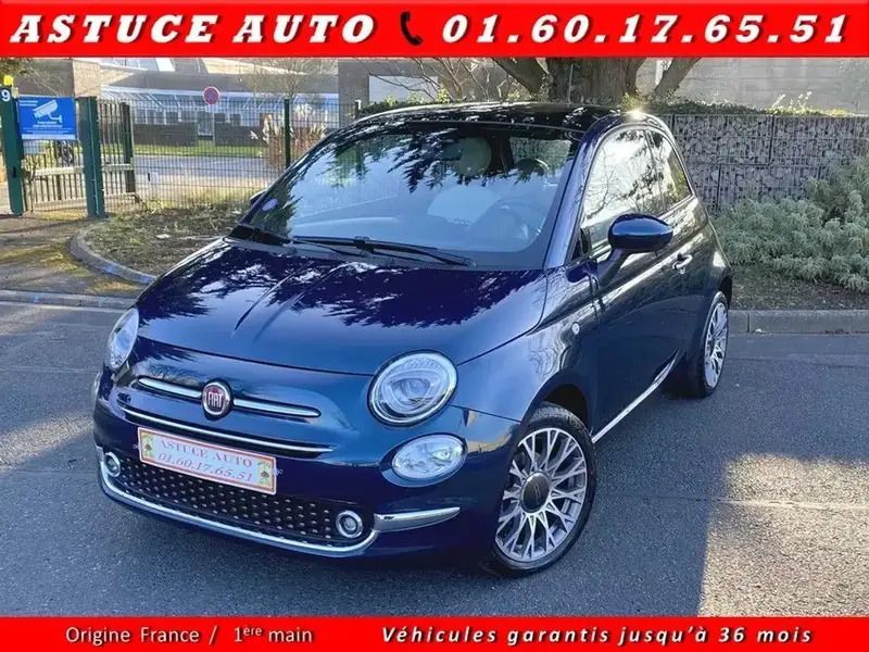 Bleu Utilisé 2021 Fiat 500 Star Berline | 12 499 € (Prix juste) - Image 1/4