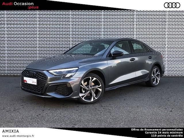 Gris daytona nacré Utilisé 2024 Audi A3 S-Line Berline | 31 890 € (Prix juste) - Image 1/4