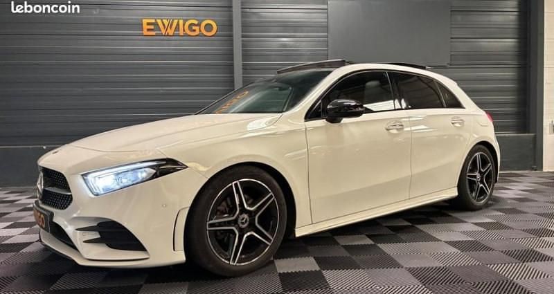 Blanc Utilisé 2018 Mercedes A180 AMG line Berline | 23 990 € (Prix cher) - Image 1/4