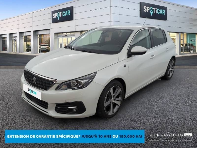 Blanc Utilisé 2019 Peugeot 308 S Berline | 12 190 € (Bon prix) - Image 1/3