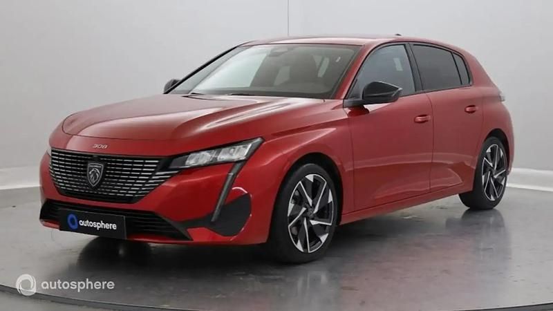 Rouge Utilisé 2023 Peugeot 308 Allure Berline | 19 999 € (Prix juste) - Image 1/4