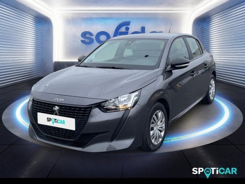Gris Utilisé 2021 Peugeot 208 S Citadine | 10 690 € (Prix juste) - Image 1/3