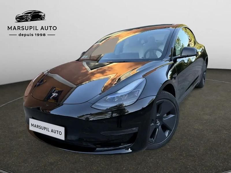 Noir Occasion 2022 Tesla Model 3 Berline | 32 400 € (Prix juste) - Image 1/4