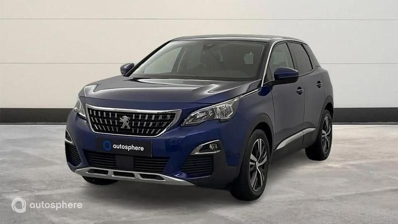 Bleu Utilisé 2019 Peugeot 3008 Allure SUV | 14 499 € (Prix juste) - Image 1/4