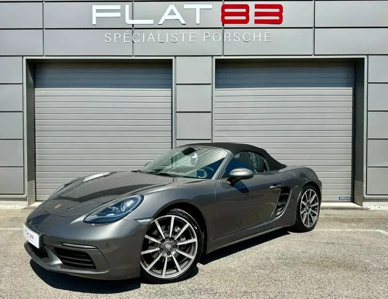 Gris Utilisé 2018 Porsche 718 Boxster Cabriolet | 56 990 € - Image 1/4