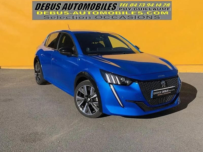 Bleu Utilisé 2019 Peugeot 208 GT-line Citadine | 13 900 € (Prix assez cher) - Image 1/4