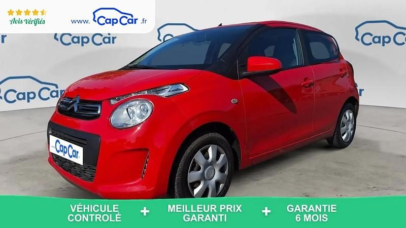 Rouge Utilisé 2018 Citroën C1 Feel Citadine | 7 490 € (Bon prix) - Image 1/4