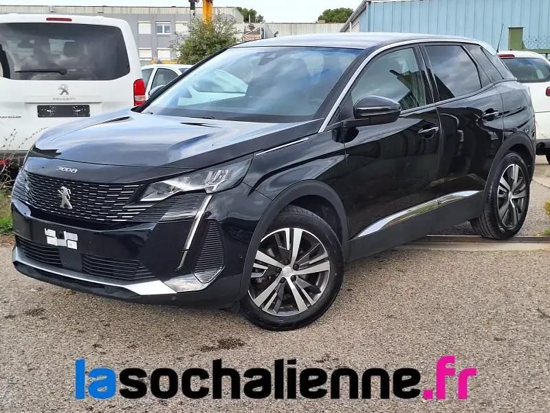 Noir Utilisé 2022 Peugeot 3008 Allure SUV | 23 490 € (Prix juste) - Image 1/4