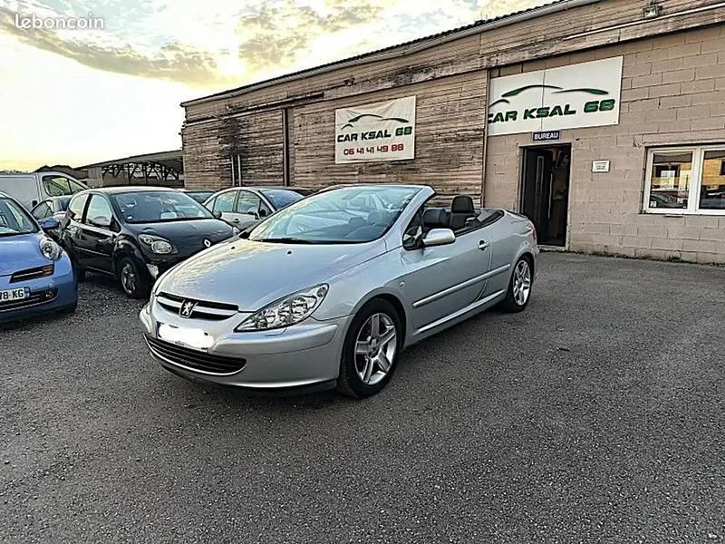 Gris Utilisé 2003 Peugeot 307 CC Cabriolet | 3 499 € - Image 1/4