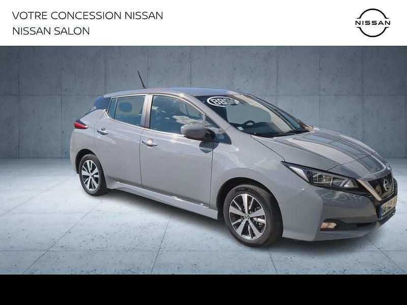 Gris argile Utilisé 2021 Nissan Leaf Acenta Citadine | 13 480 € (Bon prix) - Image 1/4