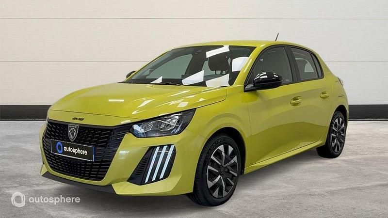 Jaune Nouvelle 2024 Peugeot 208 Active Citadine | 15 999 € (Bon prix) - Image 1/4