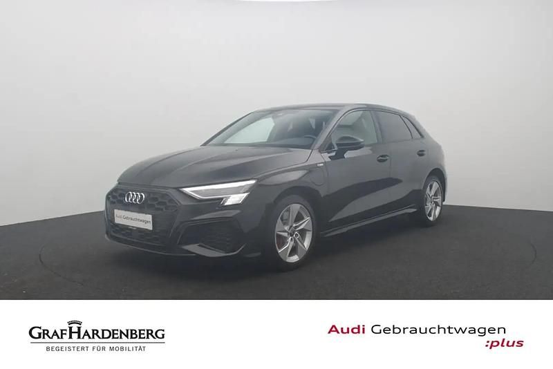 Noir Occasion 2022 Audi A3 S-Line Berline | 21 880 € - Image 1/4