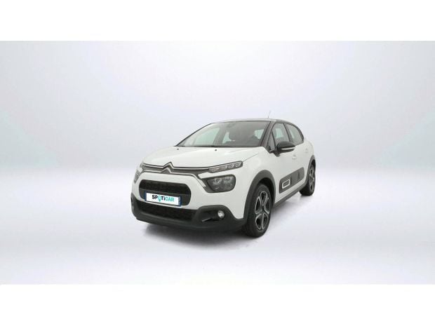 Blanc Utilisé 2022 Citroën C3 Shine Citadine | 10 509 € (Prix juste) - Image 1/4