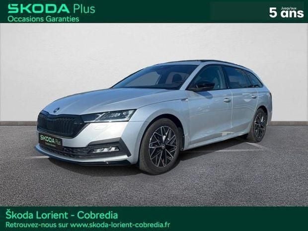 Gris Utilisé 2024 Skoda Octavia SportLine | 35 980 € (Prix assez cher) - Image 1/4