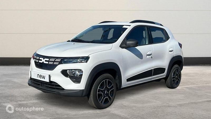 Blanc Utilisé 2023 Dacia Spring Essentiel Citadine | 10 999 € (Prix juste) - Image 1/4
