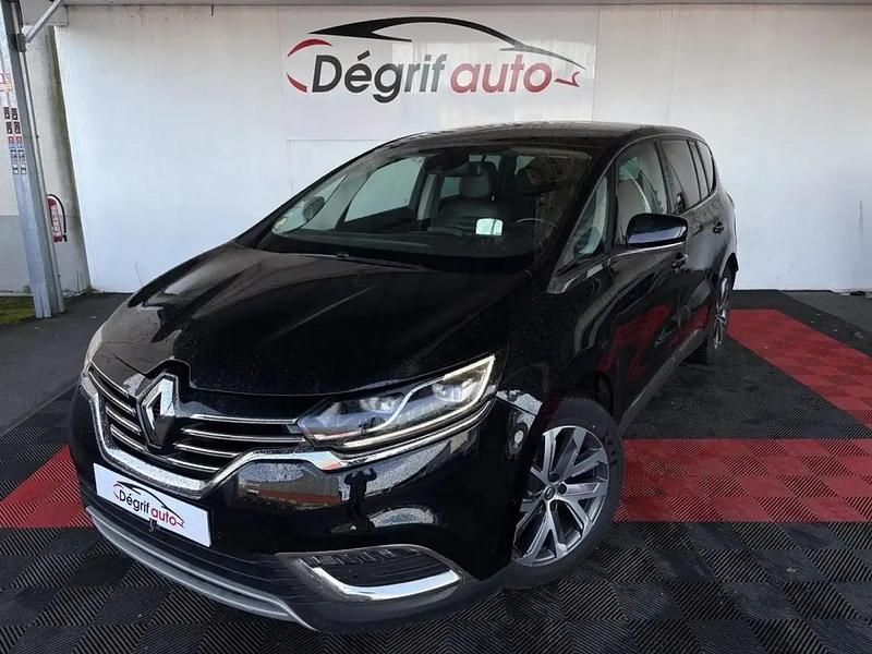 Noir Occasion 2016 Renault Espace Intens Monospace | 10 990 € (Prix cher) - Image 1/4