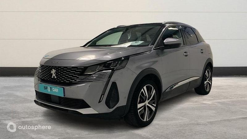 Gris Utilisé 2021 Peugeot 3008 SUV | 25 999 € (Prix juste) - Image 1/4
