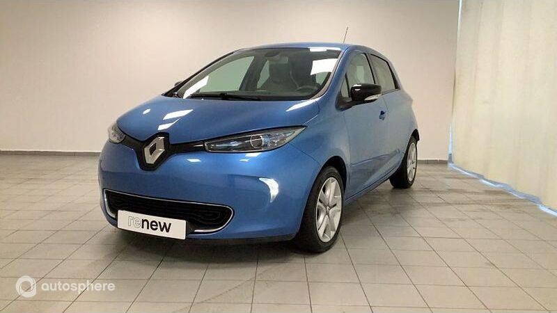 Blanc Utilisé 2019 Renault Zoe Zen Citadine | 6 499 € (Bon prix) - Image 1/4