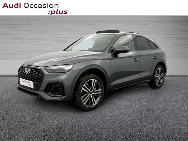 Gris daytona nacré Occasion 2022 Audi Q5 S-Line SUV | 42 990 € (Prix assez cher) - Image 1/4