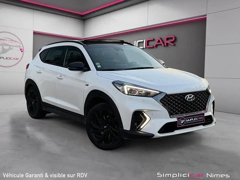 Blanc Occasion 2020 Hyundai Tucson N Line SUV | 19 480 € (Bon prix) - Image 1/4