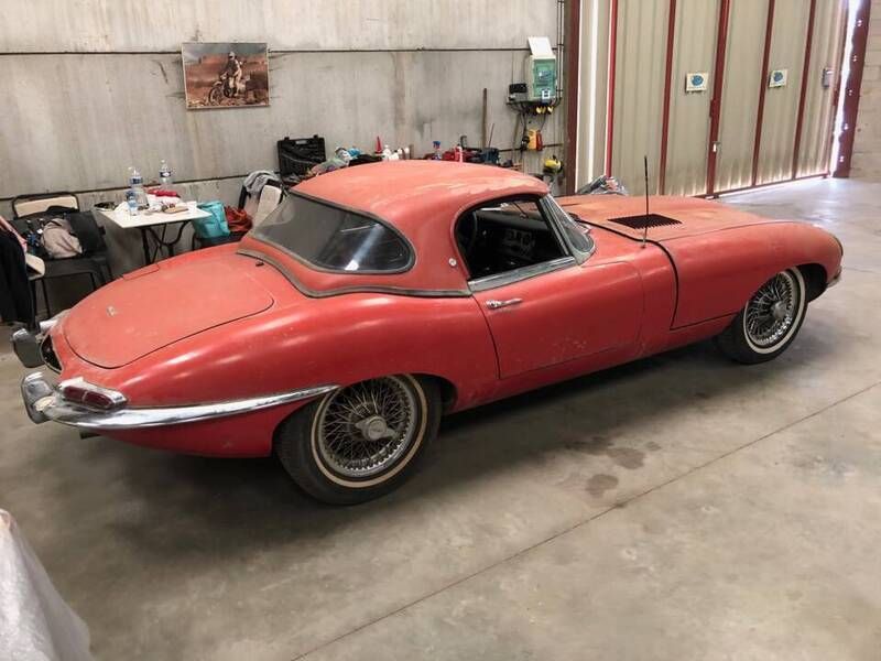 Occasion Jaguar E-Type 269 ch (197 kW) 1961 Rouge Cabriolet