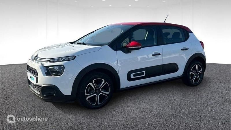 Blanc Utilisé 2022 Citroën C3 PureTech Citadine | 14 770 € (Prix juste) - Image 1/4