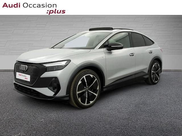 Argent fleuret métallisé Occasion 2022 Audi Q4 Sportback e-tron S-Line SUV | 34 900 € (Prix juste) - Image 1/4