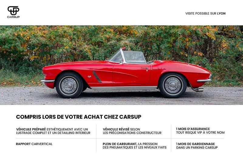 Occasion Chevrolet Corvette C1 294 ch (216 kW) 1962 Rouge Cabriolet