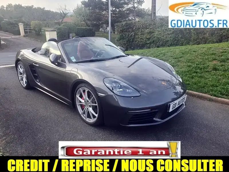 Gris Utilisé 2016 Porsche 718 Boxster Cabriolet | 69 980 € - Image 1/4