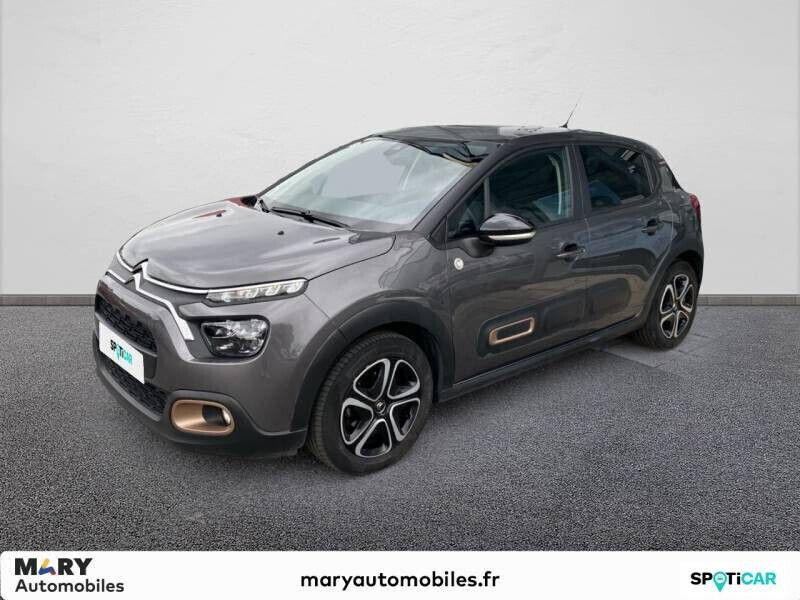 Gris Occasion 2023 Citroën C3 PureTech Citadine | 12 690 € (Prix juste) - Image 1/4