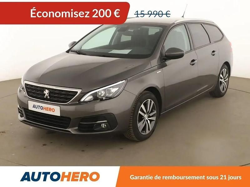 Gris Utilisé 2021 Peugeot 308 Style Break | 15 390 € (Super prix) - Image 1/2