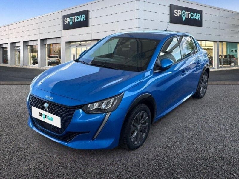 Bleu Occasion 2021 Peugeot e-208 Allure Citadine | 14 990 € (Prix juste) - Image 1/4