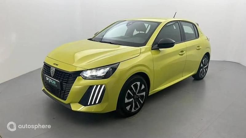 Jaune Nouvelle 2024 Peugeot 208 Active Citadine | 17 990 € (Prix juste) - Image 1/4