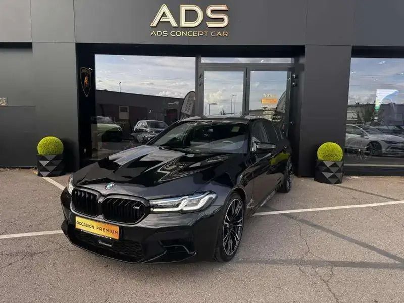 Noir Utilisé 2022 BMW M5 Sport Line Berline | 91 508 € (Prix juste) - Image 1/4