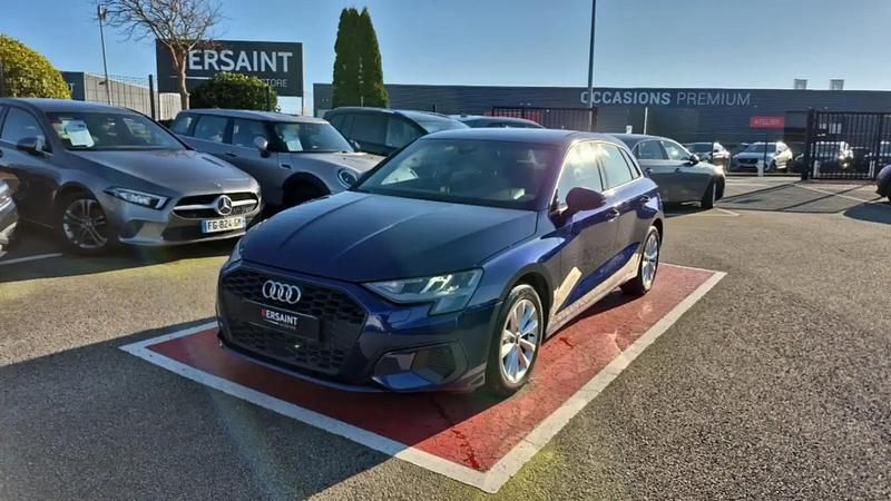 Bleu Occasion 2022 Audi A3 Berline | 21 990 € (Bon prix) - Image 1/4