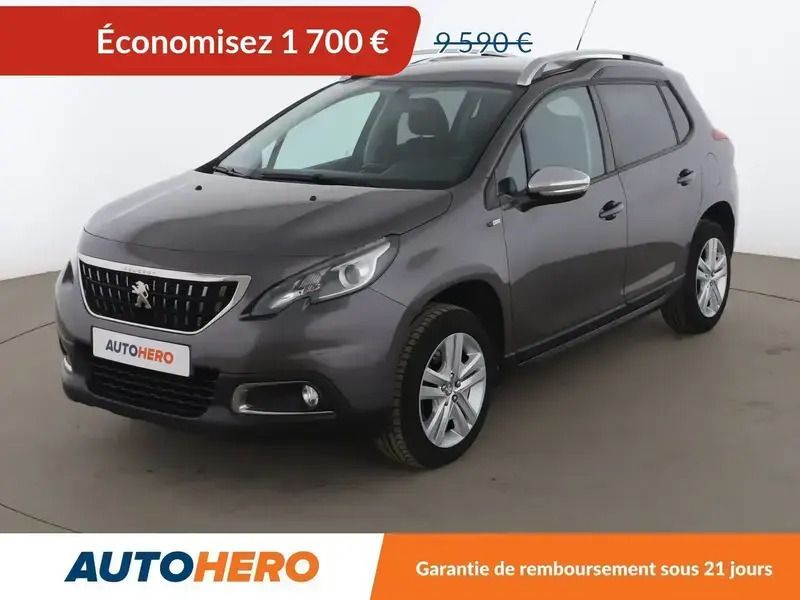 Gris Utilisé 2017 Peugeot 2008 Style SUV | 7 790 € (Bon prix) - Image 1/2