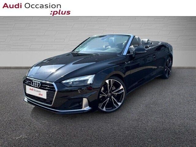 Noir mythe métallisé Utilisé 2021 Audi A5 Cabriolet Advanced Cabriolet | 37 990 € - Image 1/4