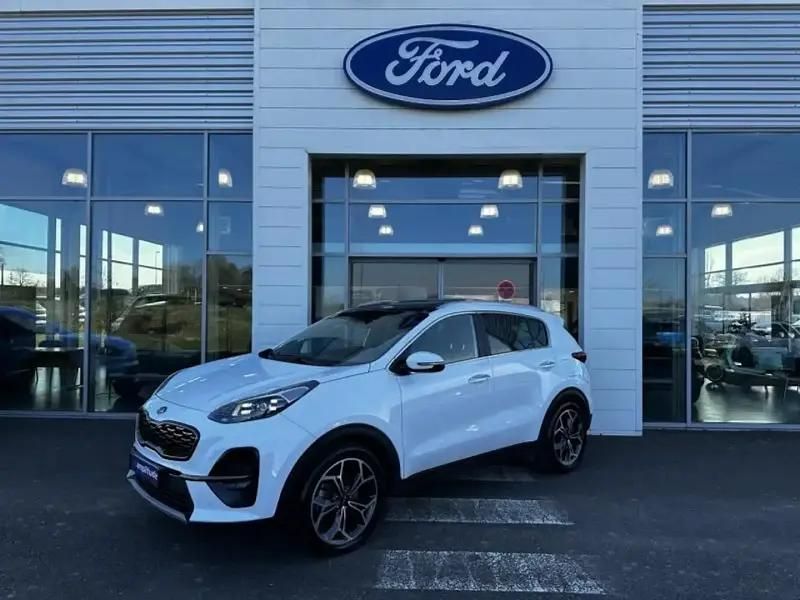 Blanc Utilisé 2021 Kia Sportage GT-Line SUV | 21 499 € (Prix juste) - Image 1/4