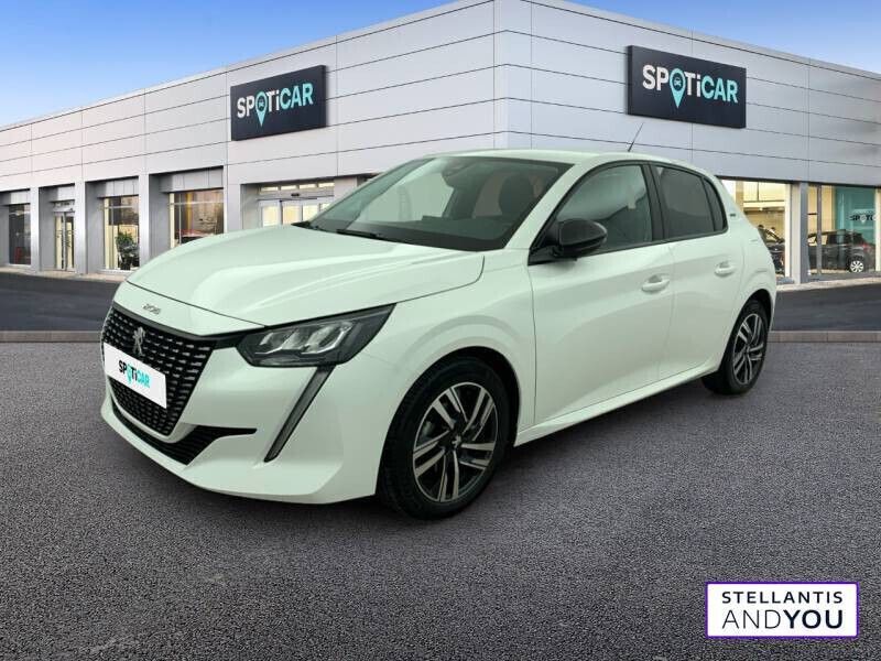 Blanc Utilisé 2023 Peugeot 208 Style Citadine | 12 290 € (Bon prix) - Image 1/4