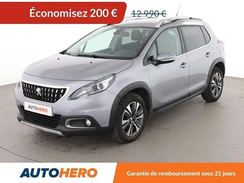 Gris Utilisé 2019 Peugeot 2008 Allure SUV | 12 790 € (Super prix) - Image 1/2