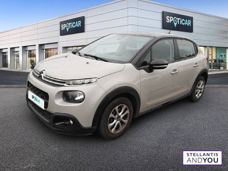 Beige Utilisé 2020 Citroën C3 Feel Citadine | 10 990 € (Prix juste) - Image 1/4