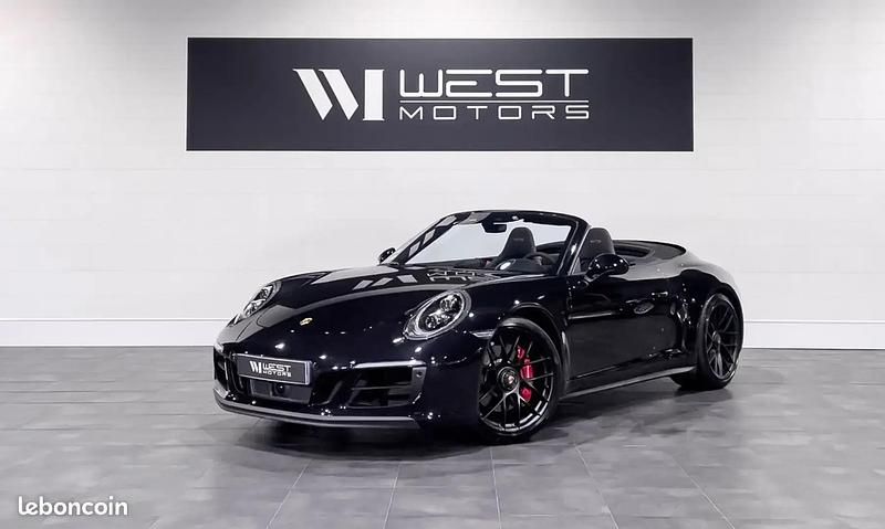 Noir Occasion 2018 Porsche 911 Carrera Cabriolet Cabriolet | 139 900 € - Image 1/4
