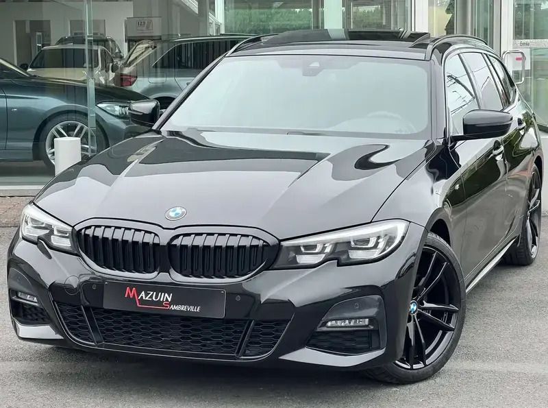 Noir Utilisé 2020 BMW 320 Sport Line Break | 23 490 € (Bon prix) - Image 1/4