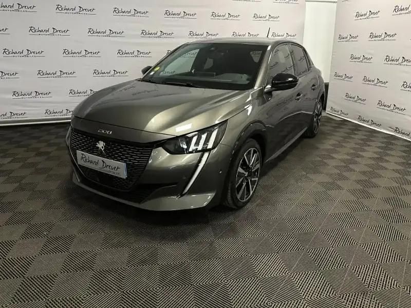 Gris Utilisé 2020 Peugeot 208 GT-line Citadine | 14 490 € (Prix juste) - Image 1/4