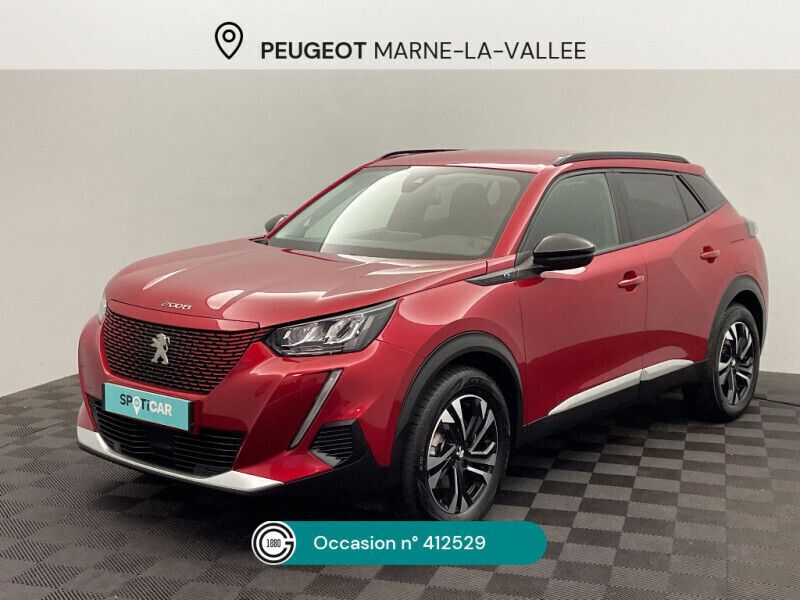 Rouge Utilisé 2022 Peugeot e-2008 Allure SUV | 19 980 € (Prix juste) - Image 1/4